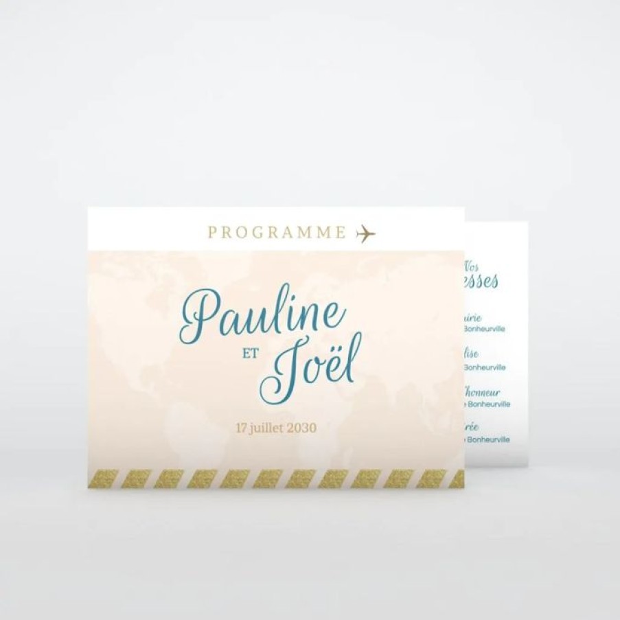 New Planet cards Programme De Mariage Embarquement Imminent