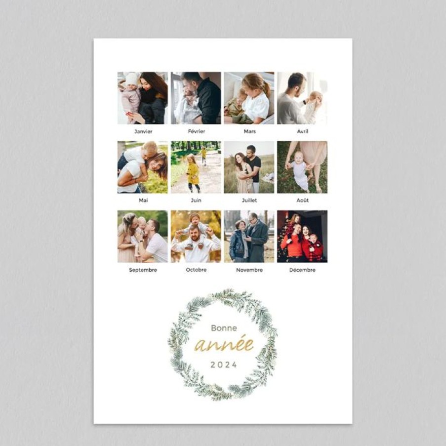 Clearance Planet cards Carte De Voeux Couronne D'Hiver