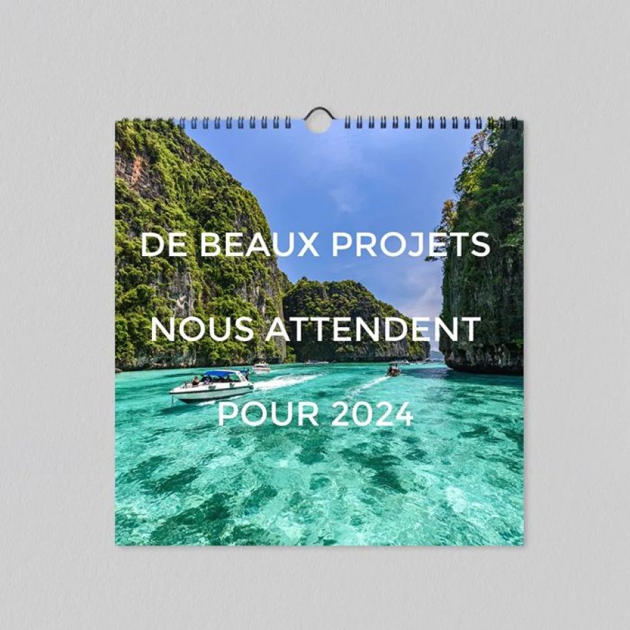 Hot Planet cards Calendrier Professionnel Photo Et Texte