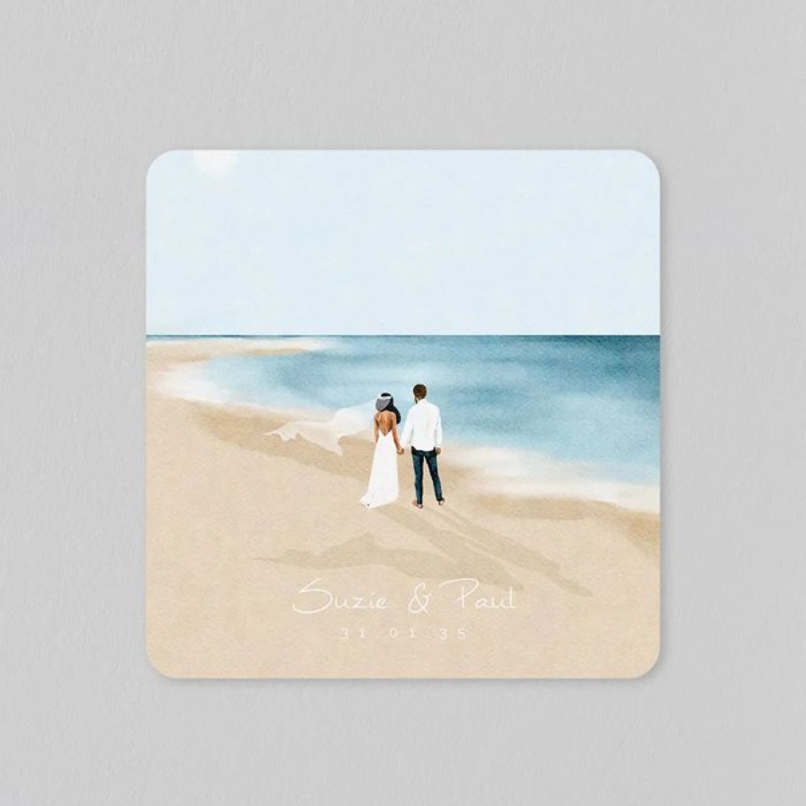 Best Planet cards Faire-Part Mariage Sur La Plage