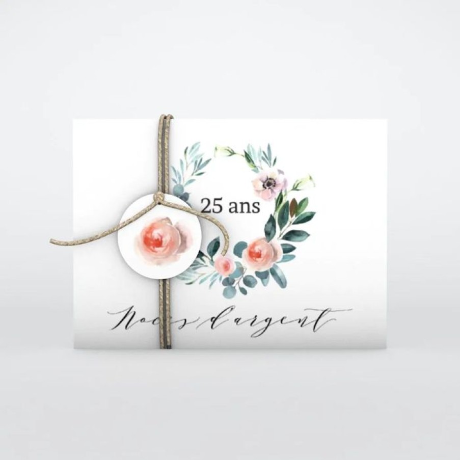 Wholesale Planet cards Carte Invitation Anniversaire De Mariage Couronne D'Amour