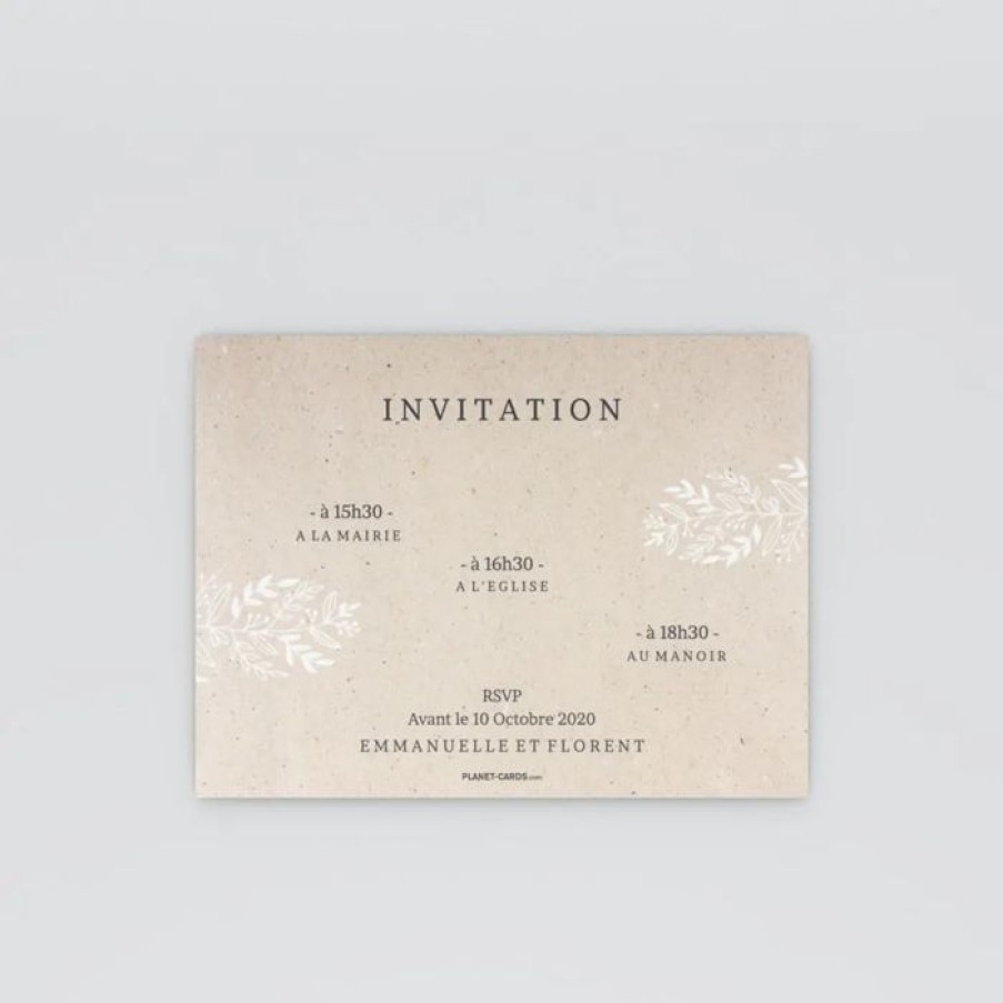 Best Planet cards Carte D'Invitation Mariage Un Grand Oui