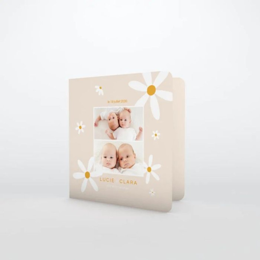 Wholesale Planet cards Faire Part Naissance Nos Petites Fleurs