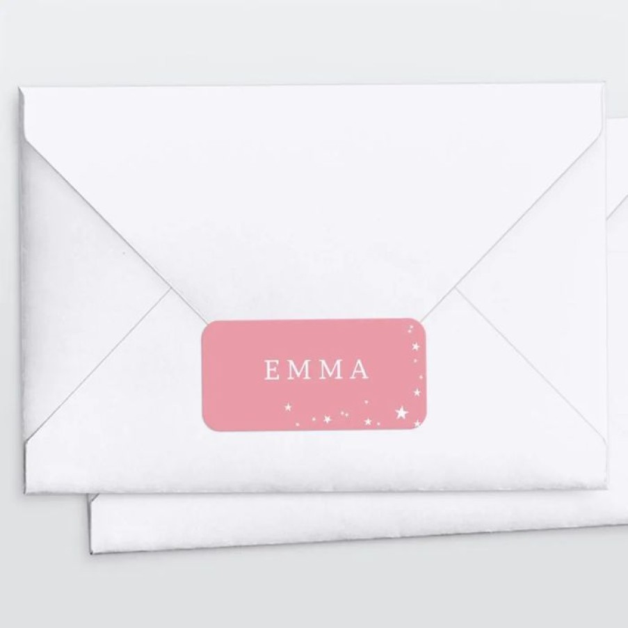 New Planet cards Stickers Pour Enveloppes Naissance Douceur Etoilee