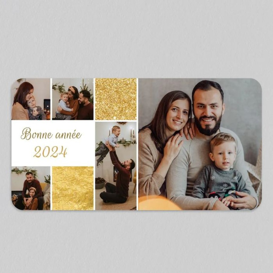 Clearance Planet cards Carte De Voeux Pele-Mele Photos Et Confettis Dores