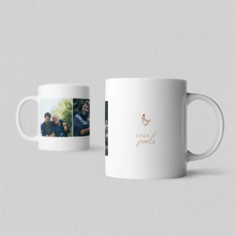 Hot Planet cards Mug Photo Papa Poule Ceramique