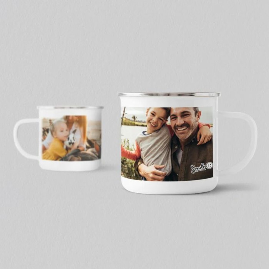 Wholesale Planet cards Mug Photo Multiphoto Smiley Emaille