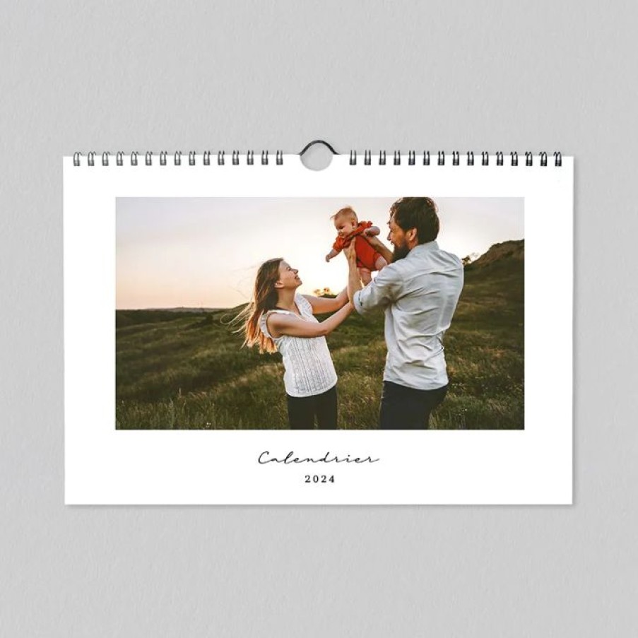 Wholesale Planet cards Calendrier Photo Cadre Blanc