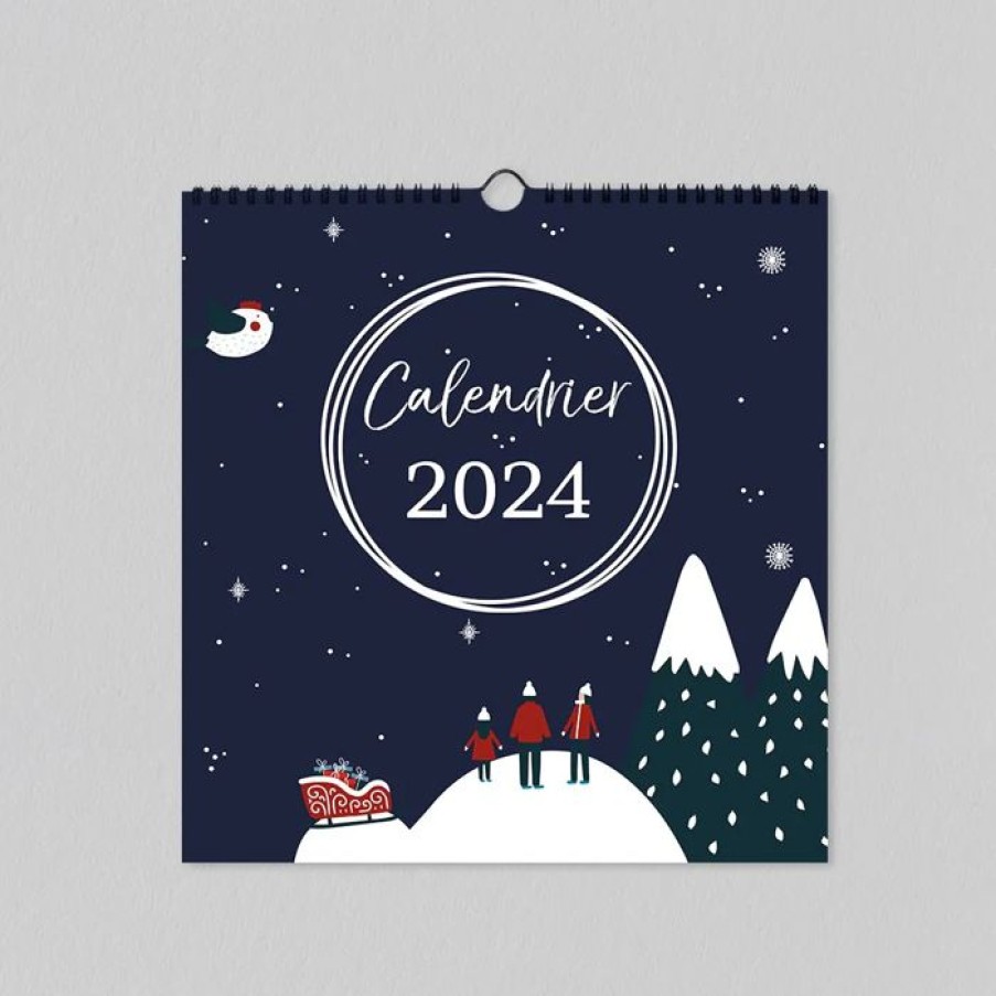 New Planet cards Calendrier Professionnel Heureuse Annee