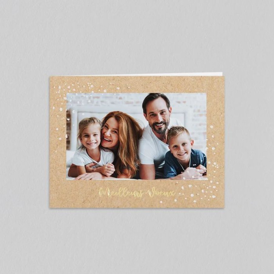 Wholesale Planet cards Carte De Voeux Neige Et Kraft