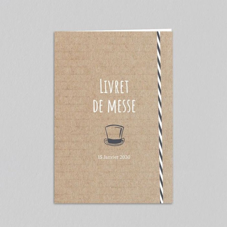 Clearance Planet cards Livret De Bapteme Kraft Hipster