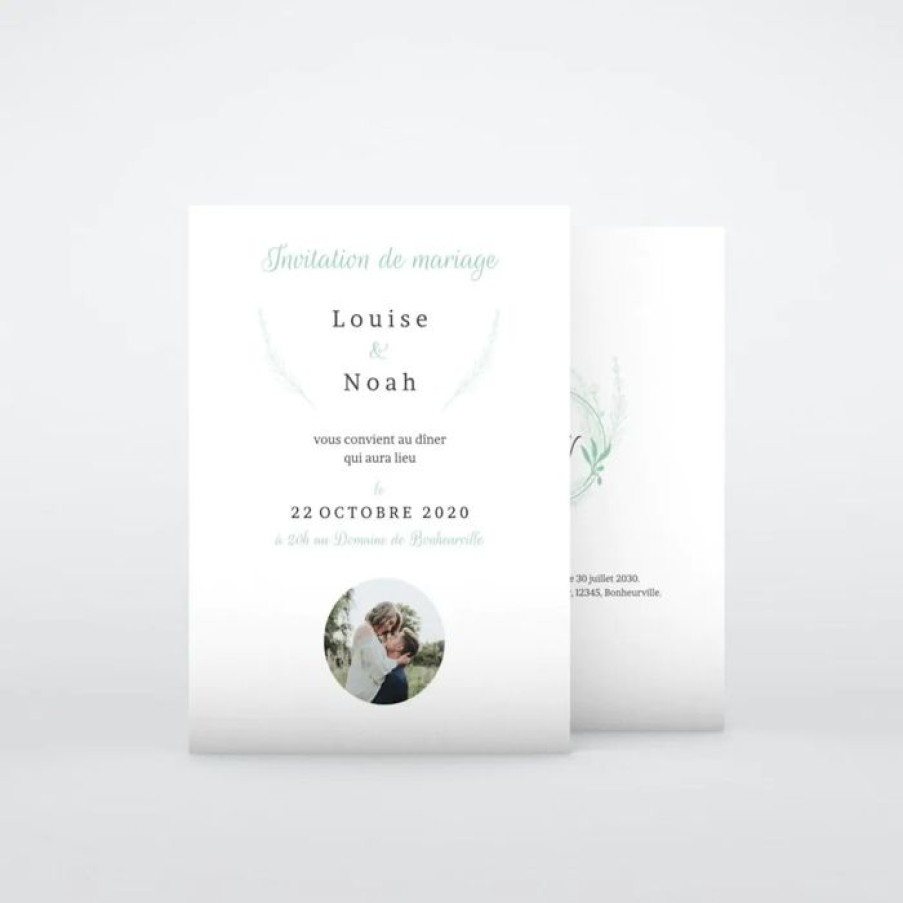 Clearance Planet cards Carte D'Invitation Mariage Romance Classique