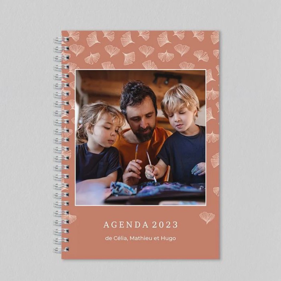 Hot Planet cards Agenda Personnalise Ginkgos Et Photo 20X28