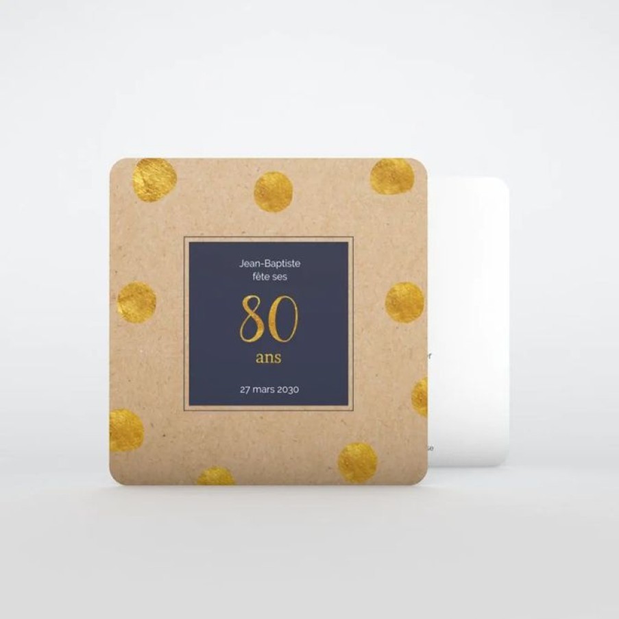 Wholesale Planet cards Carte Invitation Anniversaire Mes 80 Ans