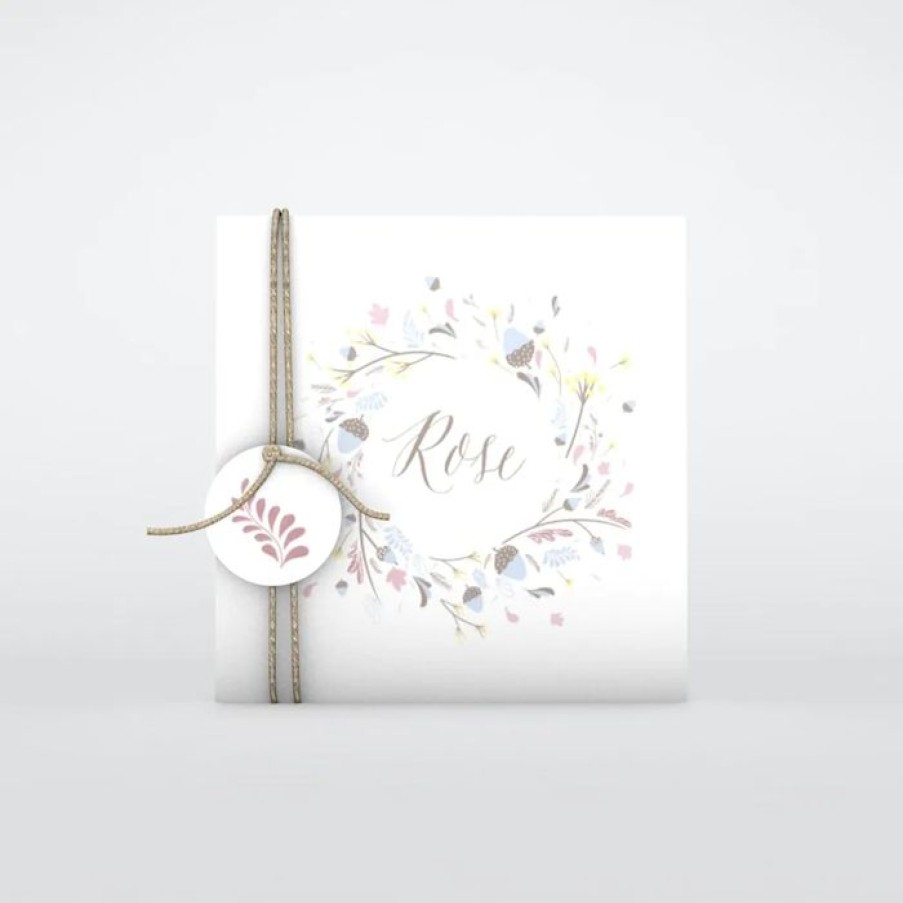 Wholesale Planet cards Carte Invitation Anniversaire Une Couronne Florale