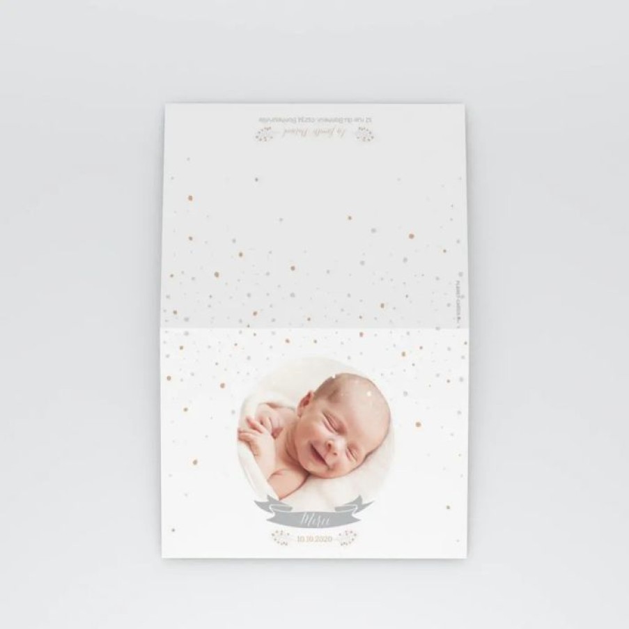 Best Planet cards Carte Remerciement Naissance Petits Flocons