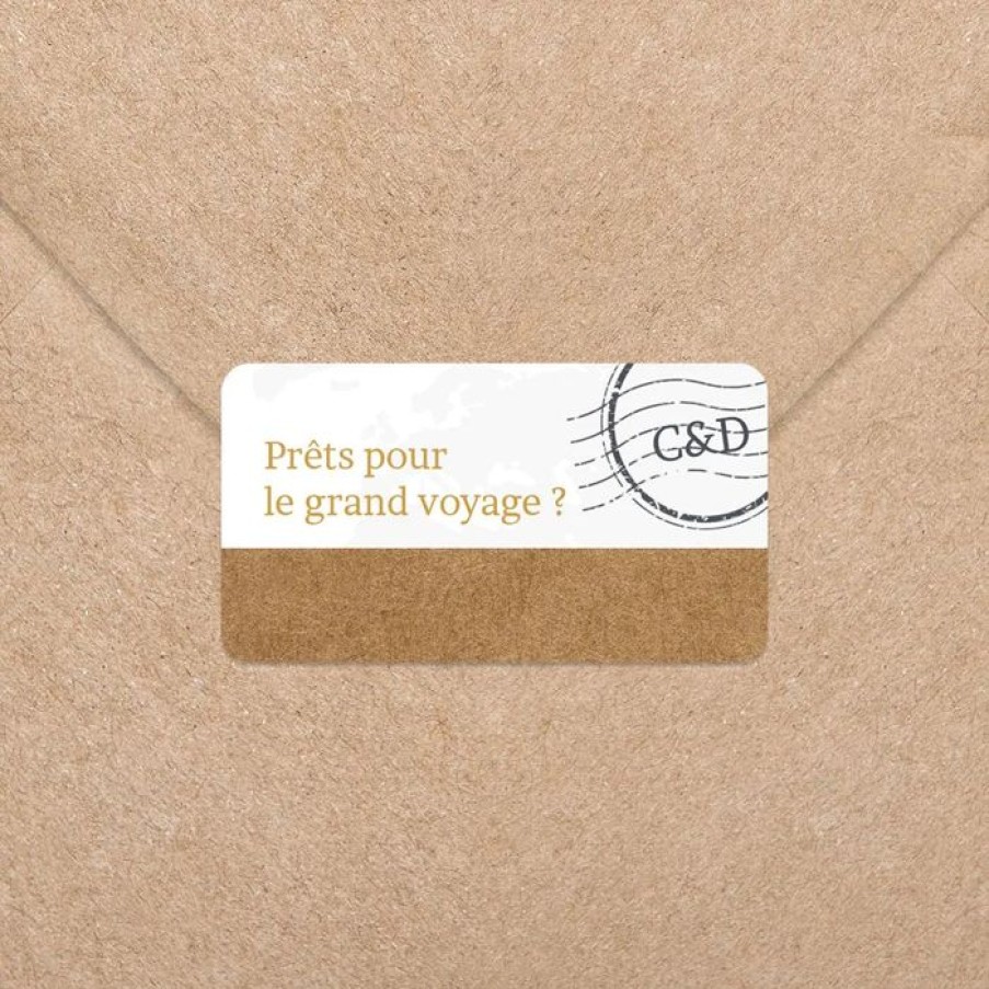 Online Planet cards Stickers Pour Enveloppes Mariage Mariage Airlines