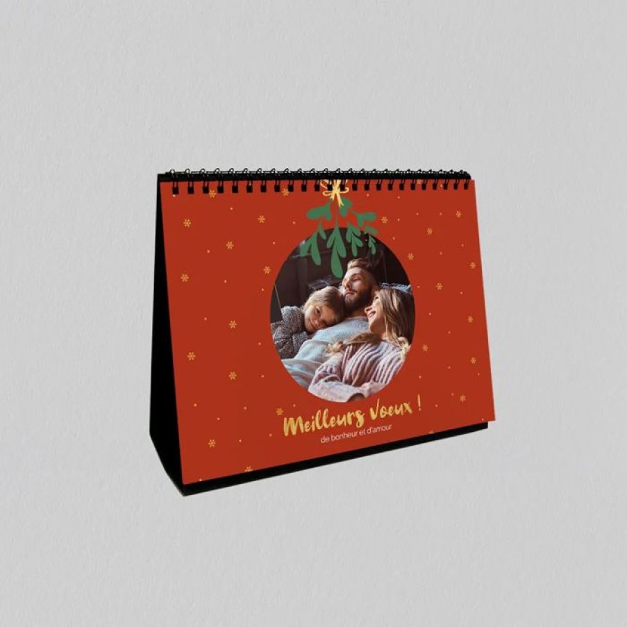 Clearance Planet cards Calendrier Photo De Bureau Branche De Gui