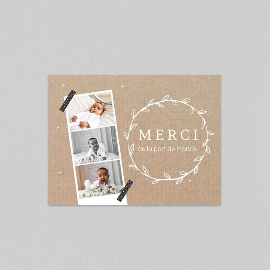 Clearance Planet cards Remerciement Bapteme Photomaton Et Kraft