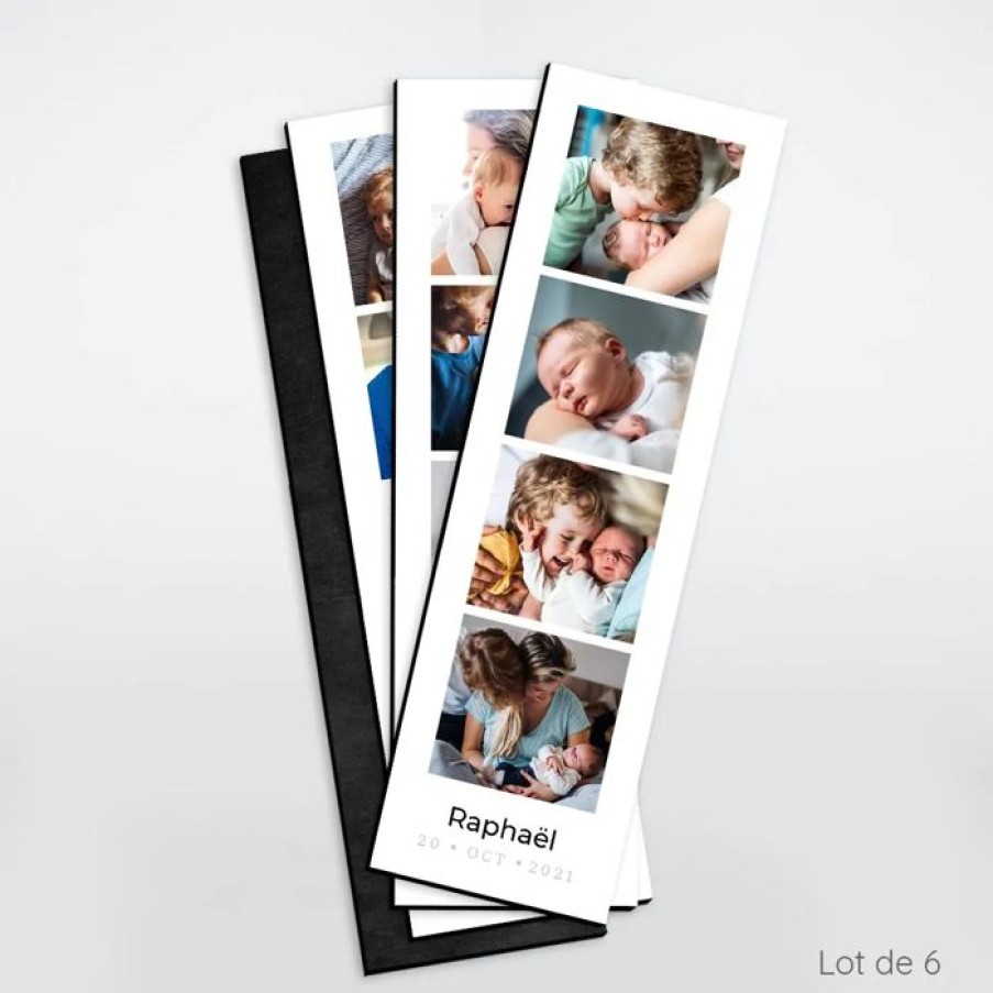 Online Planet cards Magnet Photo Photo Cabine Blanc Et Texte 14,7 X 4,4