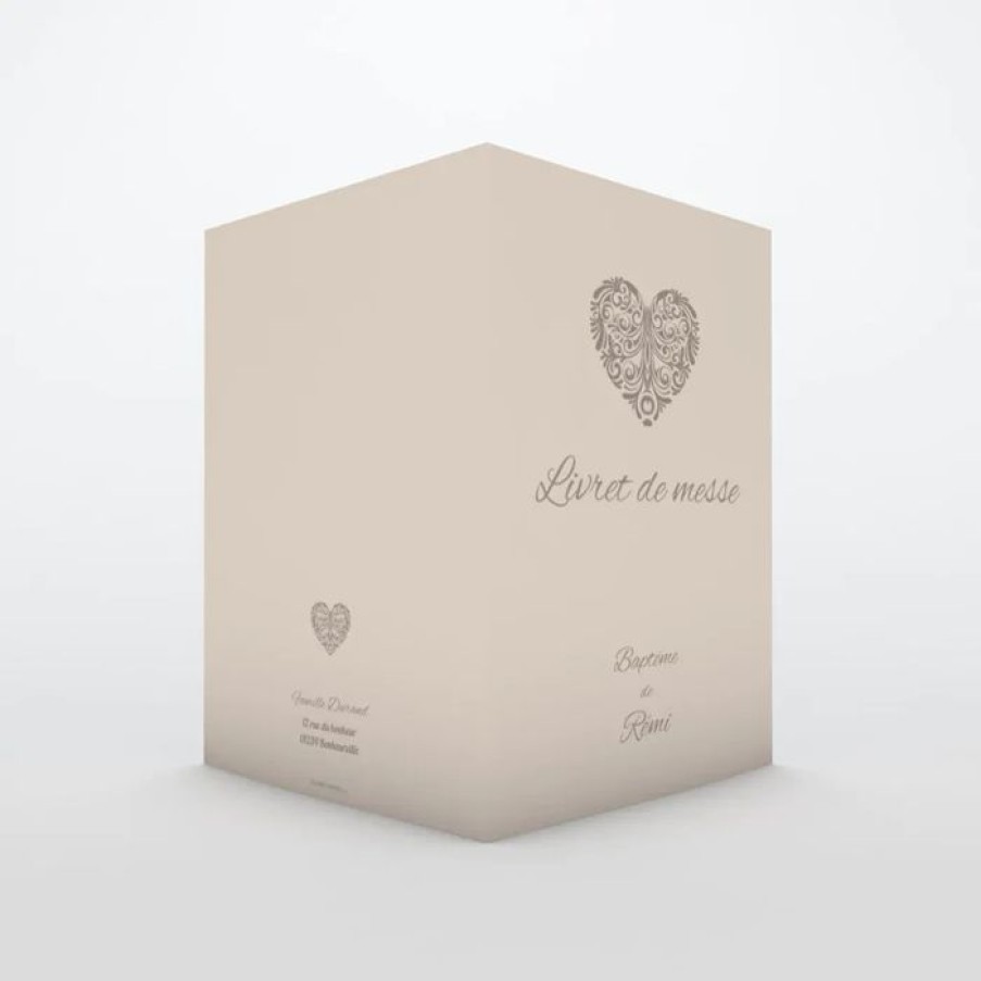 Best Planet cards Livret De Bapteme Coeur Original