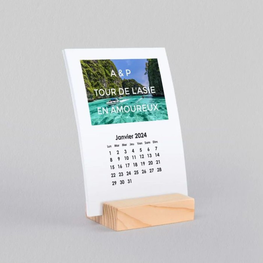 Online Planet cards Calendrier Professionnel Photo Et Texte