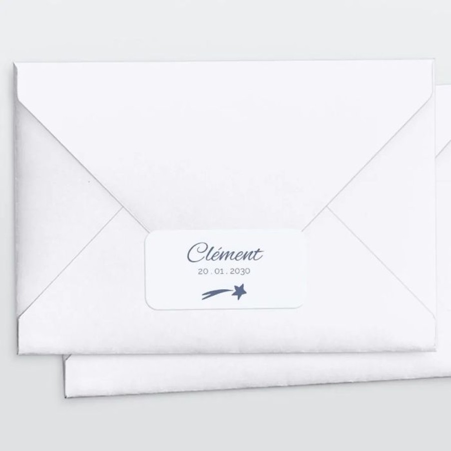 Hot Planet cards Stickers Pour Enveloppes Naissance Douce Comete