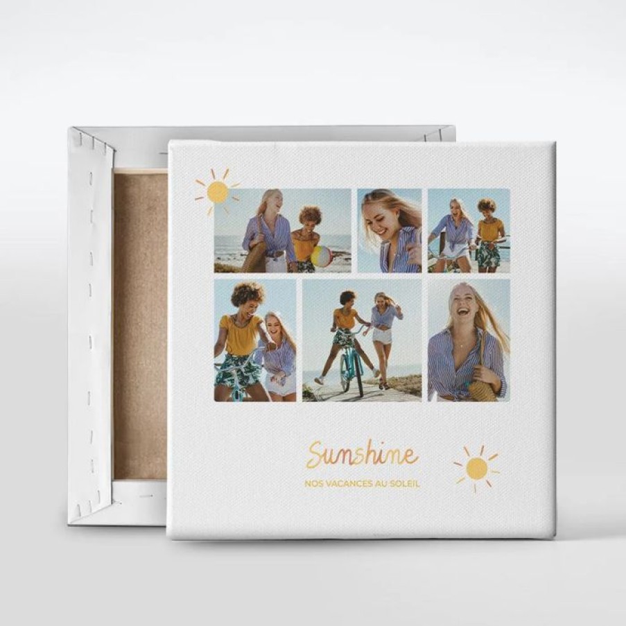 Wholesale Planet cards Photo Sur Toile Multiphoto Soleil 50X50