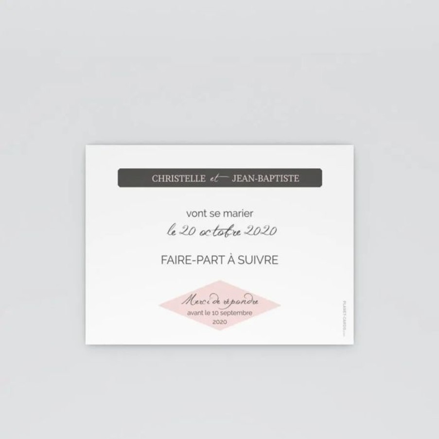 Clearance Planet cards Save The Date Gatsby