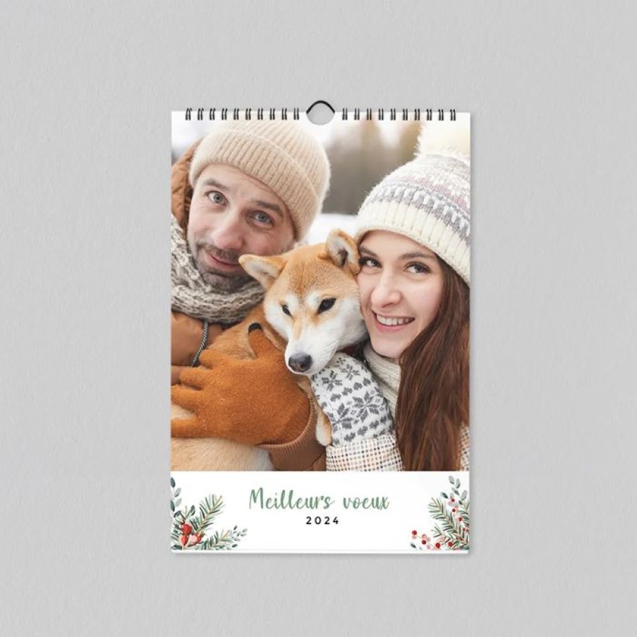 Clearance Planet cards Calendrier Photo Fleurs De Noel