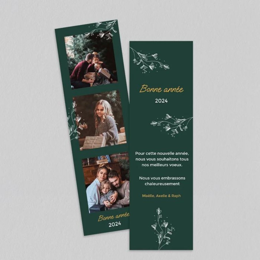 Best Planet cards Carte De Voeux Vegetal D'Hiver