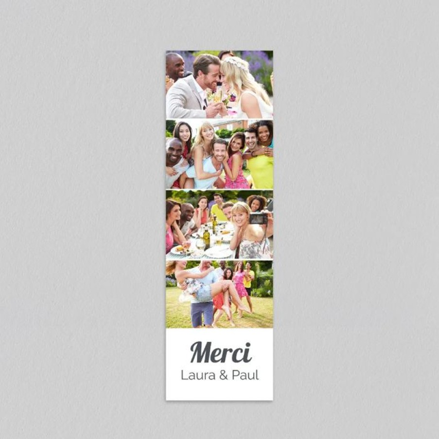 Best Planet cards Remerciement Mariage Photomaton De Jeunes Maries