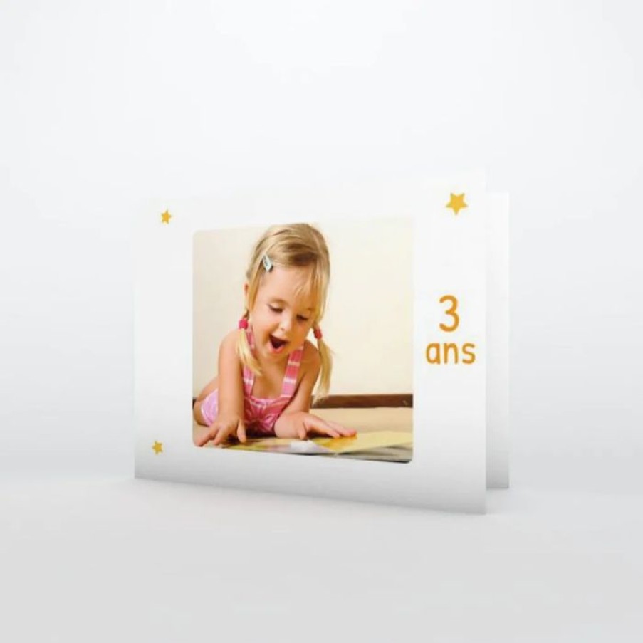 Hot Planet cards Carte Invitation Anniversaire Etoiles Jaunes